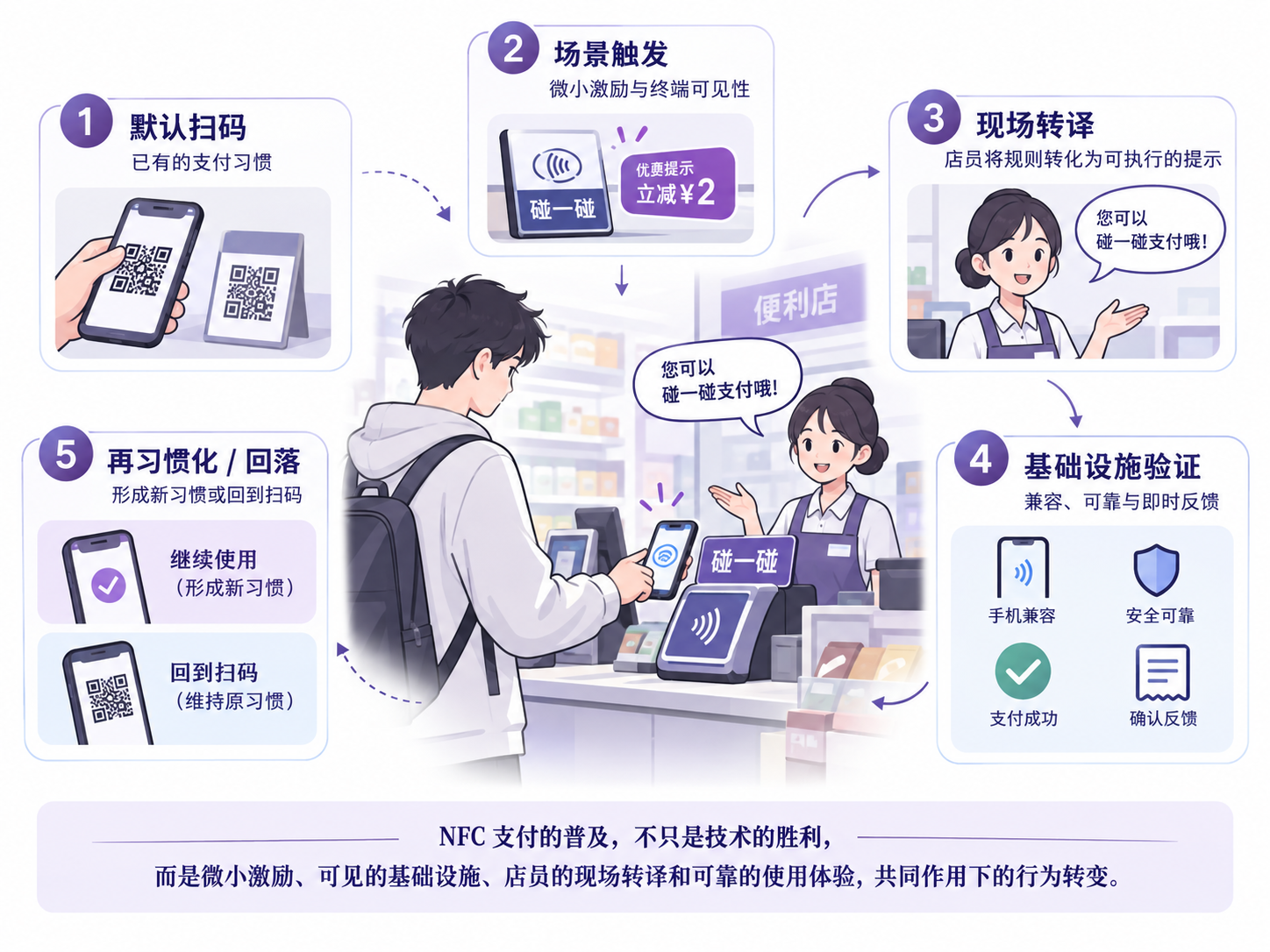 Illustration of NFC tap-to-pay adoption